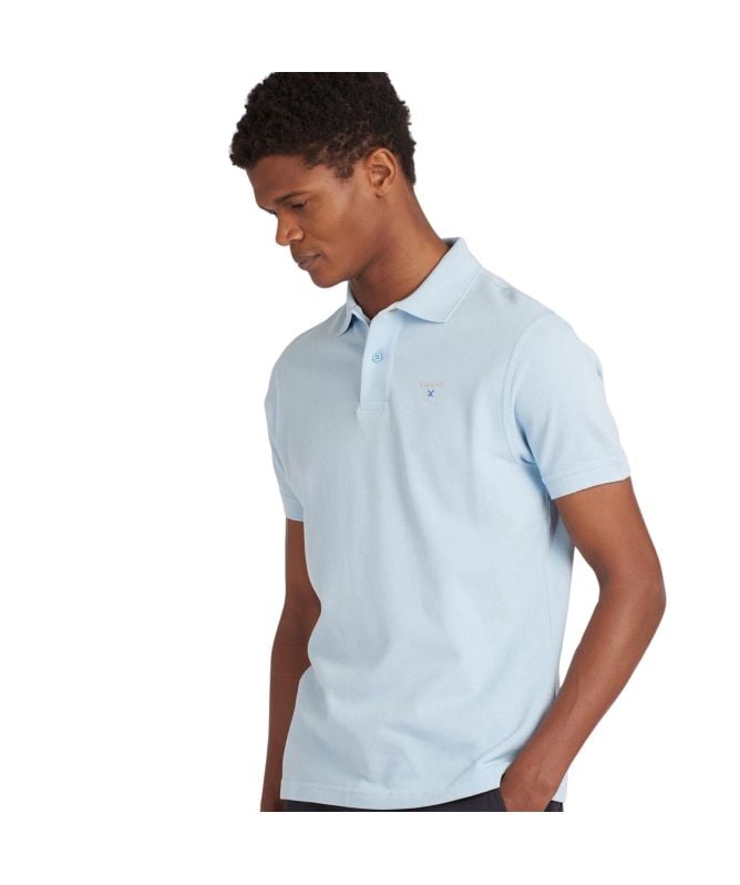 Barbour Men's Sports Polo T-Shirt MML0358 pink PI54, orange