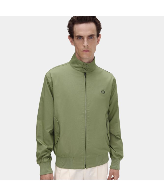ジャケット・アウター FRED PERRY miritary mods coat dz Fred Perry Retro Cropped Ripstop Hooded Parka Jacket in Black