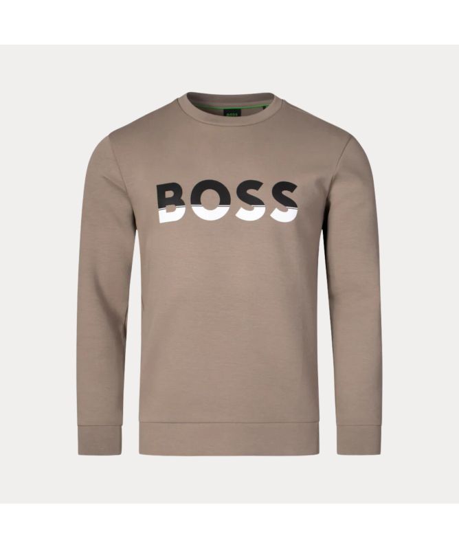 BOSS Salbo Logo Sweatshirt | Green - 50477043