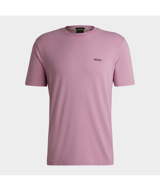 BOSS Regular-Fit Contrast Logo T-Shirt | Sky Blue-50506379