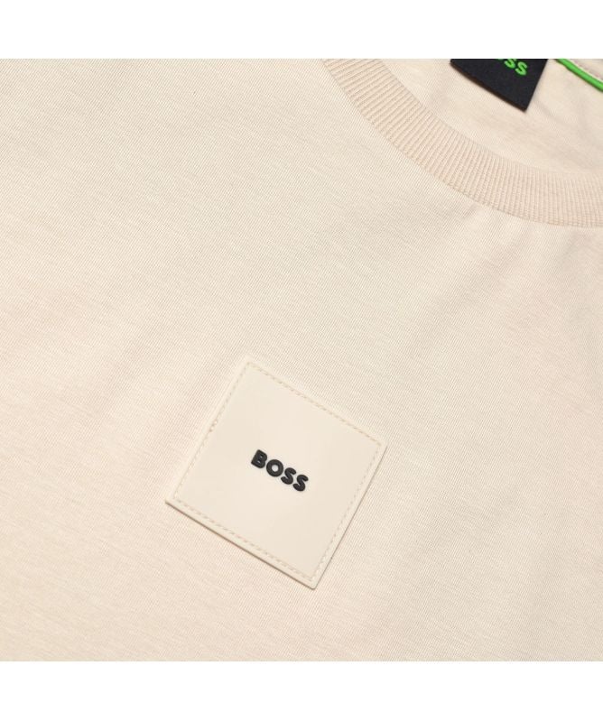 Boss Tee Rib Ac T-Shirt | Black - 50537846-001, Beige-284