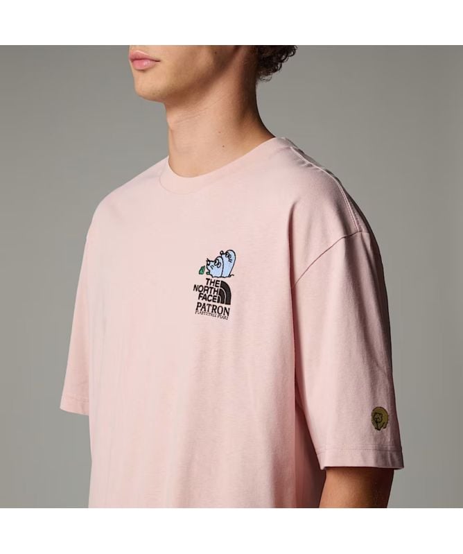 The North Face Mountain Cleanup Oversized T-Shirt | Pink