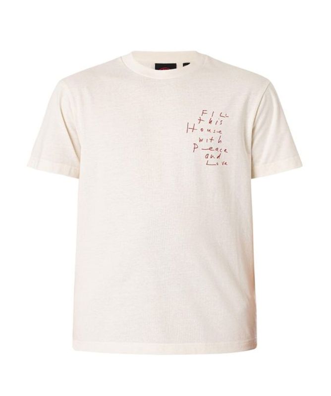 deus ex machina Old House T-Shirt | Vintage White/Cream dms231202b-vwh ...