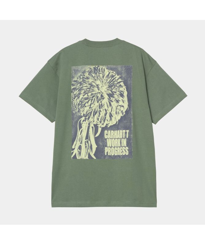 ★ドイツ発*carhartt WIP*新作*Chrysanthemum Tシャツ/WL★ Carhartt WIP Chrysanthemum T-Shirt (Loose) - Dusty Rose