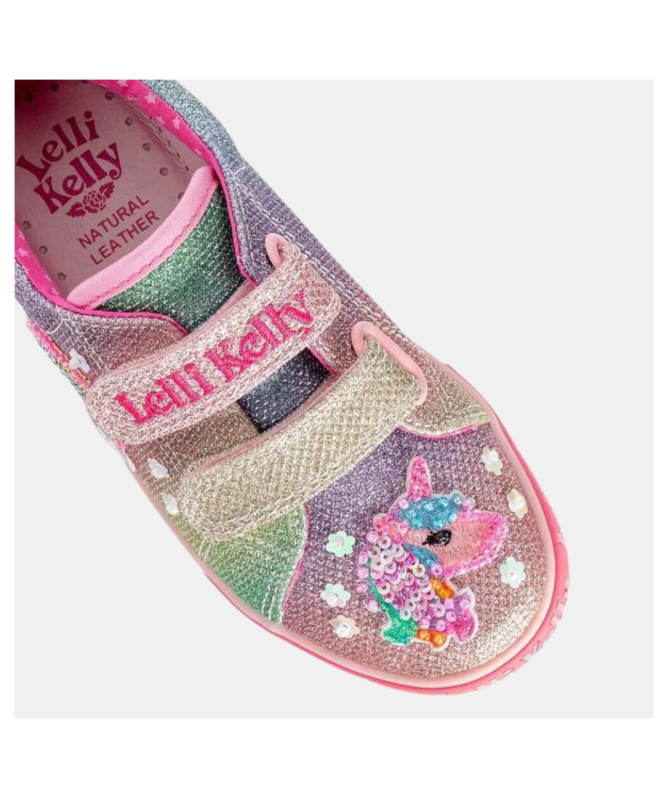 Lelli Kelly Girl's Treasure Glitter Shoes | Multicoloured