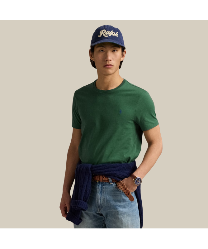 Polo Ralph Lauren Custom Slim Fit Jersey Crewneck T-Shirt