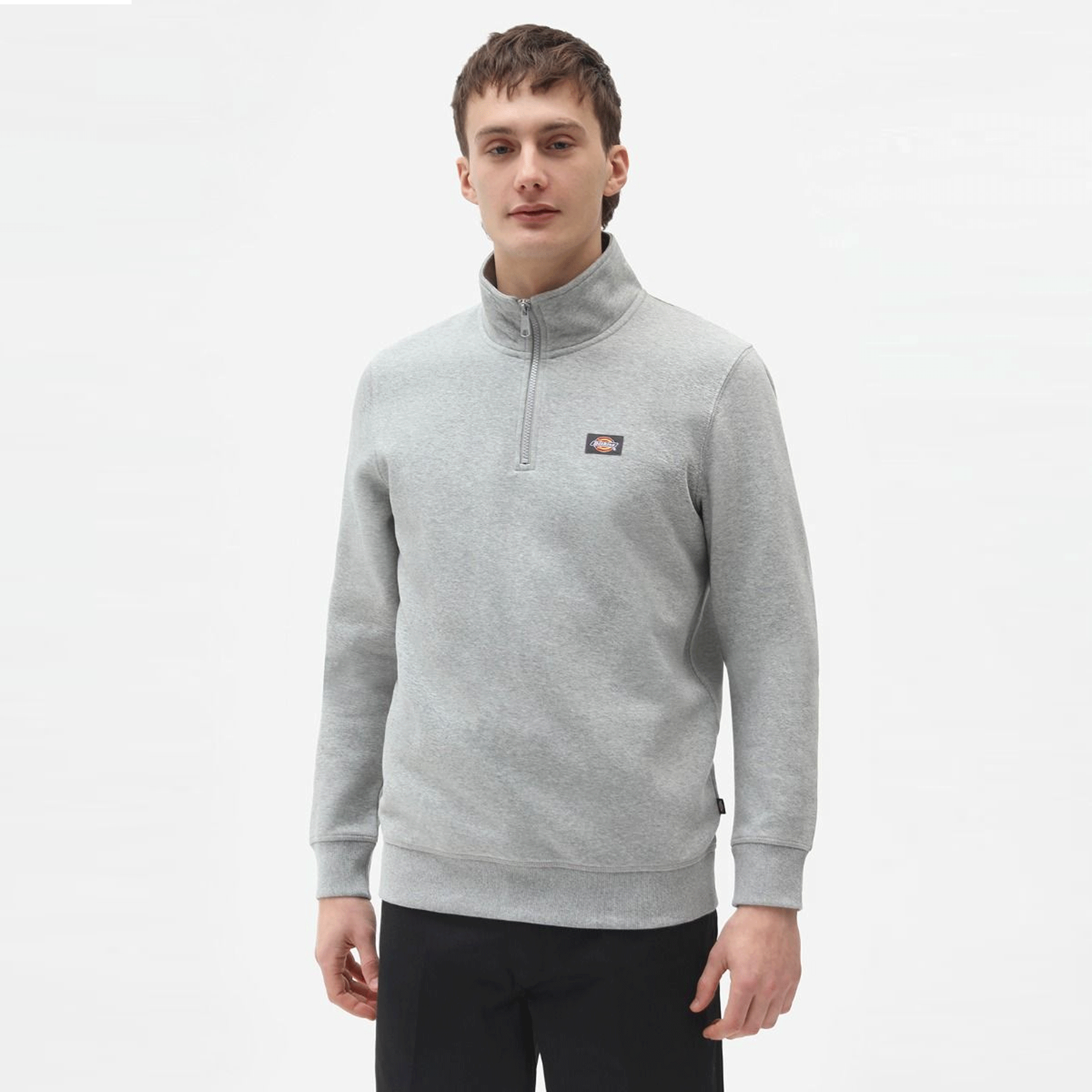 Dickies Oakport Quarter Zip | navy-DK0A4XD40DN1-black-BLK1