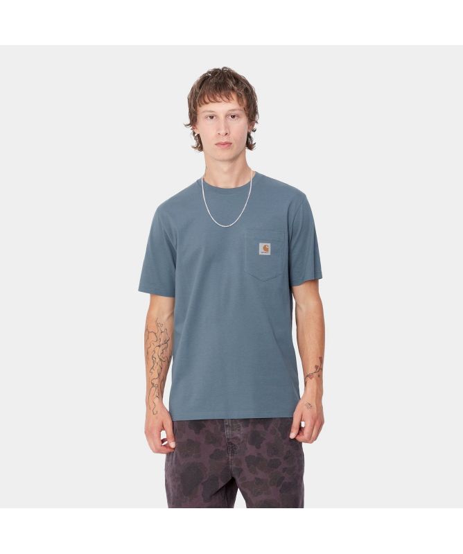 Carhartt WIP Pocket Men's Tee | blue-1030434.2BT-green-29N