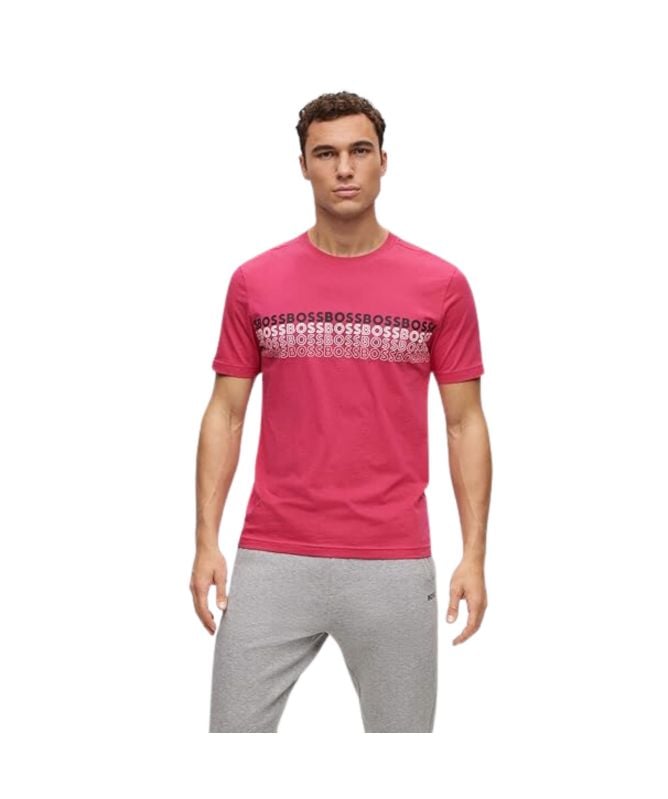 BOSS Tee 2 Multi Logo T-Shirt | Red - 50488785