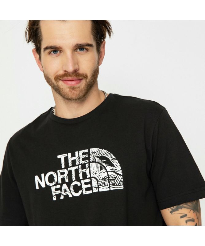 The North Face Wood Dome Cotton T-Shirt | Black-NF00A3G1JK31