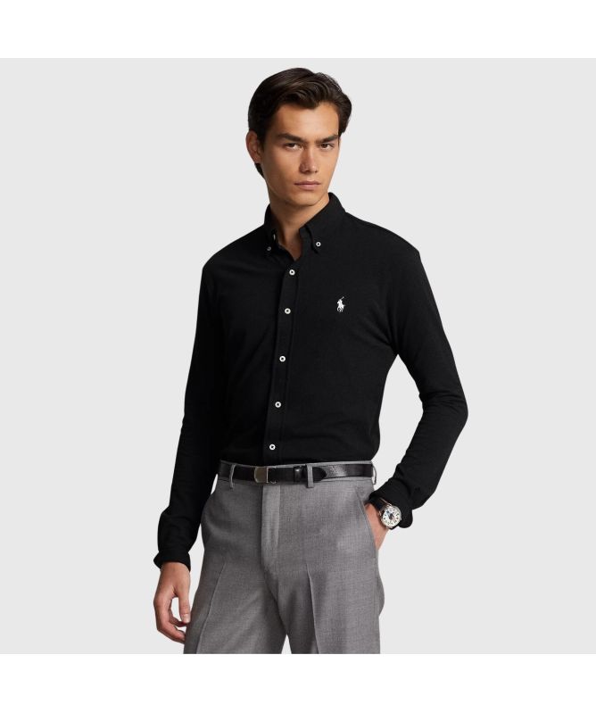 Polo Ralph Lauren Long Sleeves Men's Knit Shirt in navy