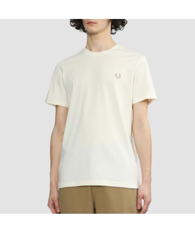 Fred Perry Rear Powder T-Shirt | Ecru - M7784