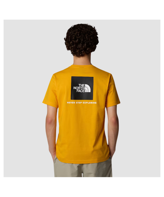 The North Face Redbox T-Shirt | Brown - NF0A87NP5EX, Yellow