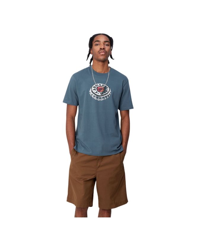 ★2024SS新作★CARHARTT★S/S BOTTLE CAP T-SHIRT Carhartt WIP S/S Bottle Cap T-Shirt (Naval) | Clothes  Tops