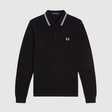 Fred Perry Knitted Long-Sleeved Polo Shirt - K4535