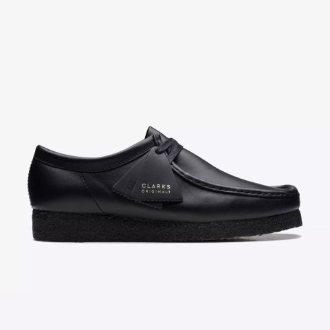 clarks wallabee blacke suede 2615551