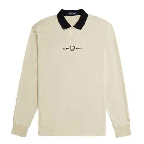 Fred Perry Knitted Long-Sleeved Polo Shirt - K4535