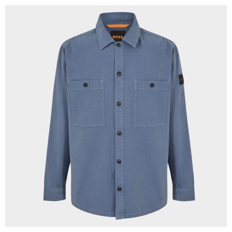 Boss Lozzy Corduroy Full Zip Shirt | Green-50527341-076 -kular fashion