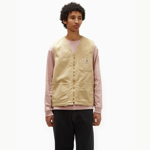 トップス Carhartt WIP CLASSIC VEST - Wax (rinsed) Carhartt WIP - Classic Vest - Wax Rinsed | Hardpressed Print