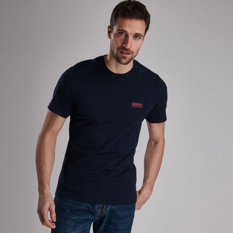 Barbour International Small Logo Short Sleeve T-Shirt | Navy