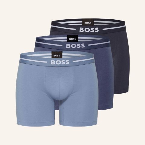 BOSS Boxer Uomo Essential Trunk – Morbido Cotone Ed Elastan, Pacco Da 5 - 2