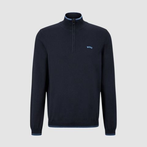 口コミ・レビュー評価が高いおすすめ人気商品の通販 BOSS Ever X ¼zip Jumper in navy 50498518-402, sky blue その他