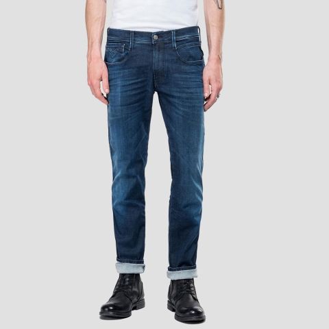 REPLAY slim fit chino ZEUMAR pearl grey