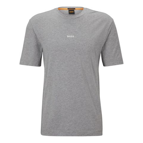 Boss Tee Tape Men's T-Shirt | Dark Pink-50519372-531 at kular fashion