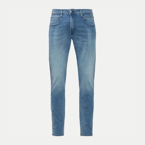 Replay Slim Fit Hyperflex Anbass Jeans Clouds | Dark Blue