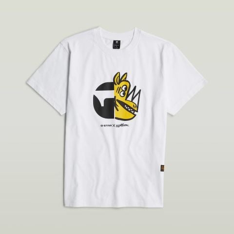 G-Star Stitch Burger T-Shirt | white-D25674-C336-110, black