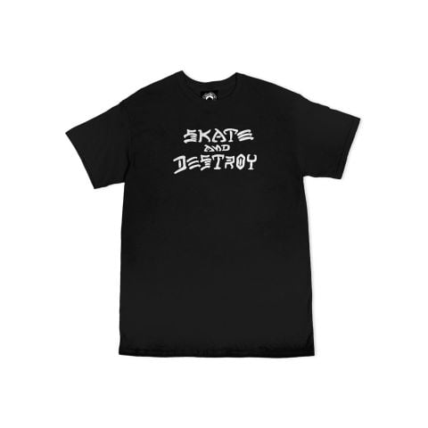 【THRASHER】 KRAK SKULLS T-SHIRTS - BLACK Thrasher Krak Skulls Black T-Shirt | Zumiez