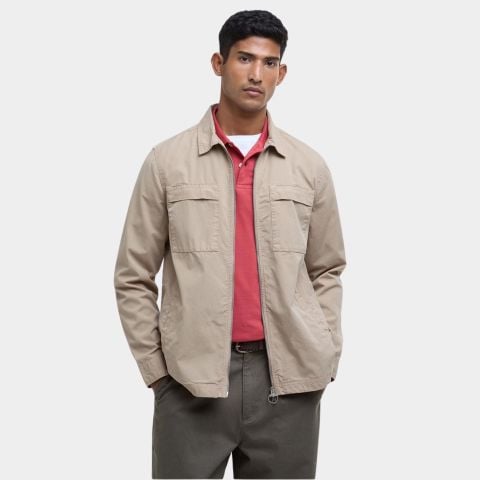 【COSYHARU】Delu Gradient Check Overshirt Barbour Chapter Tailored Check Overshirt | Blue-MOS0400TN27