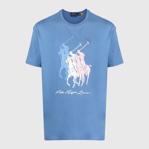 POLO Ralph Lauren Custom Slim Fit Cotton T-Shirt | Grey
