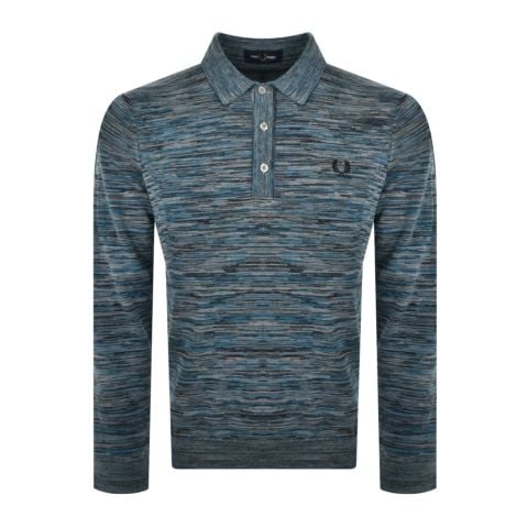 Fred Perry Jacquard Knitted Tanktop | Sky Blue