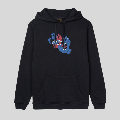 Santa Cruz Screaming Rose Flash Hoodie | (SCA-TEE) Blue-2041