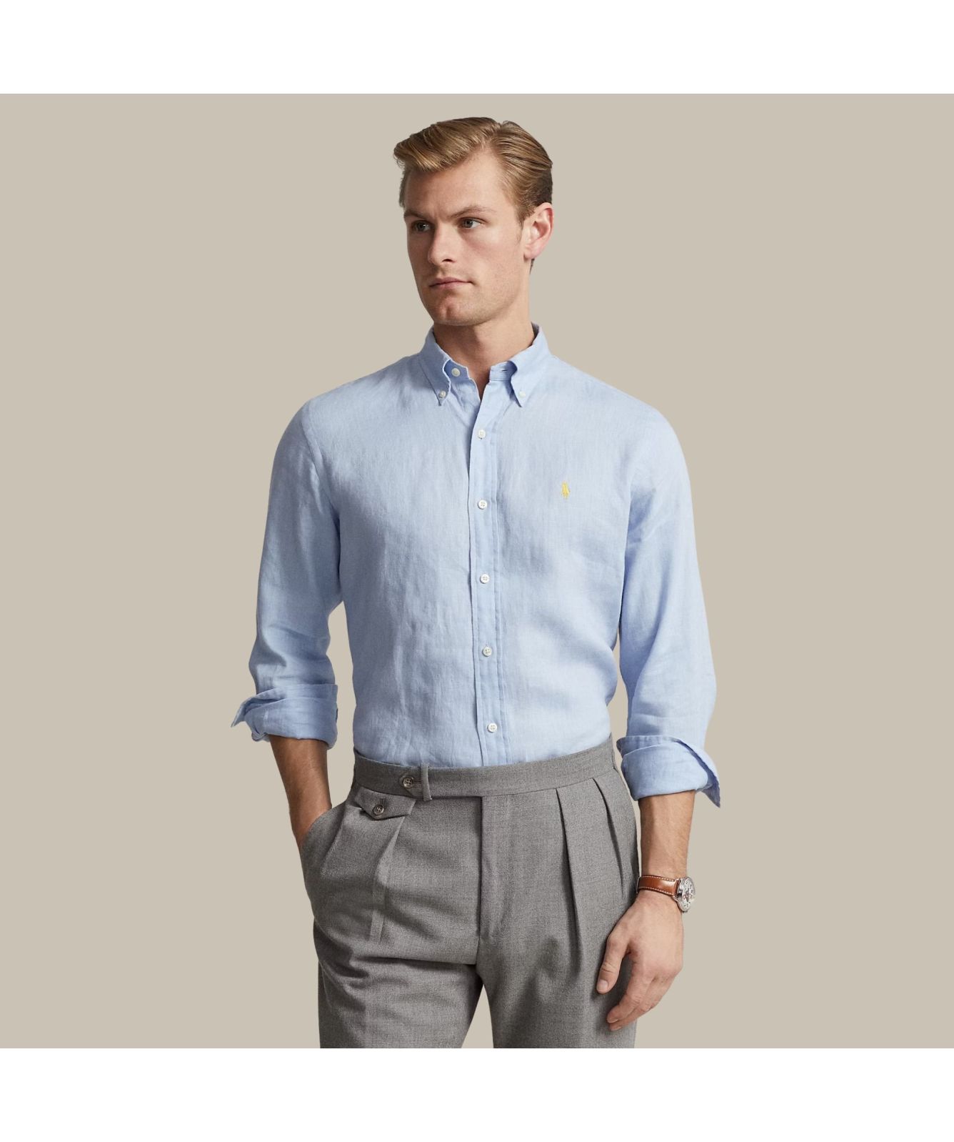 Polo by Ralph Lauren made in Italy リネン Polo Ralph Lauren Men's