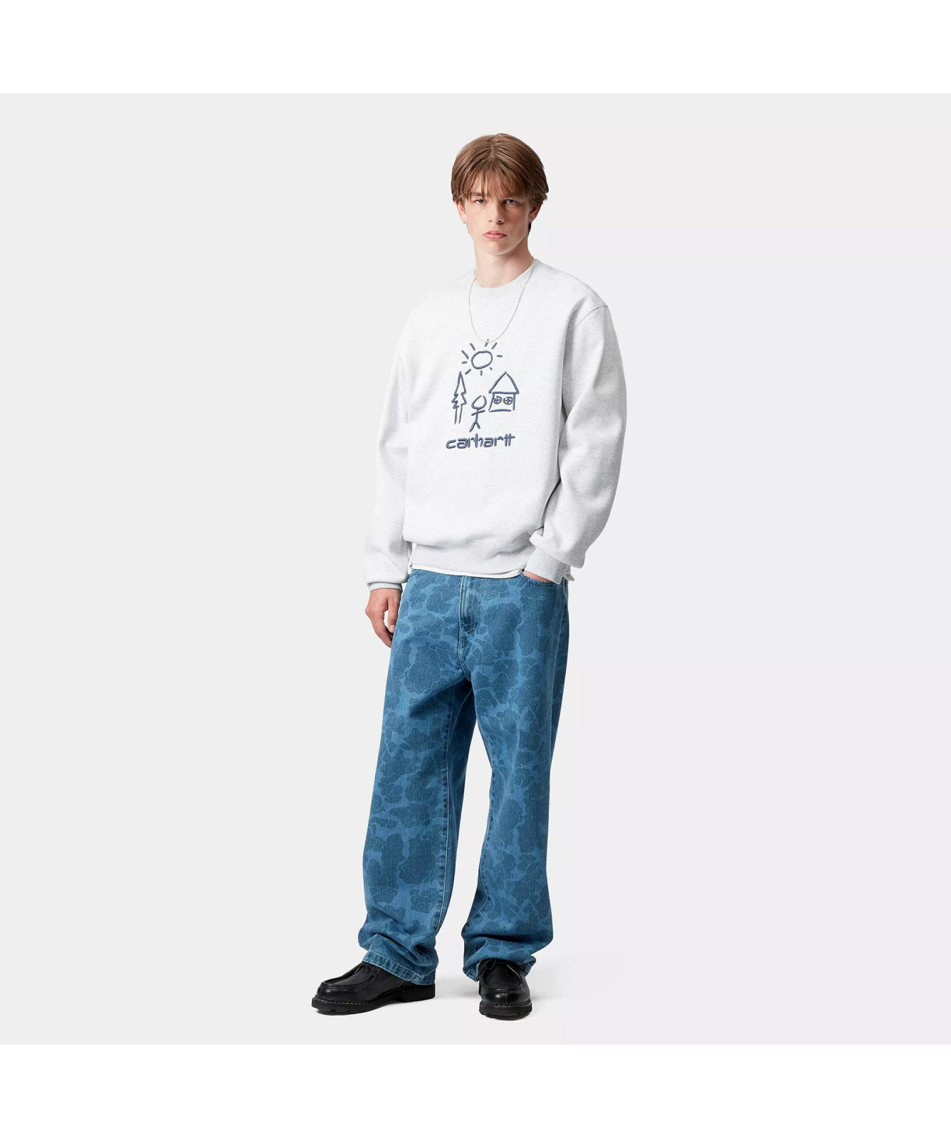 Carhartt WIP Masterpiece Sweatshirt | Saguaro/Pink 