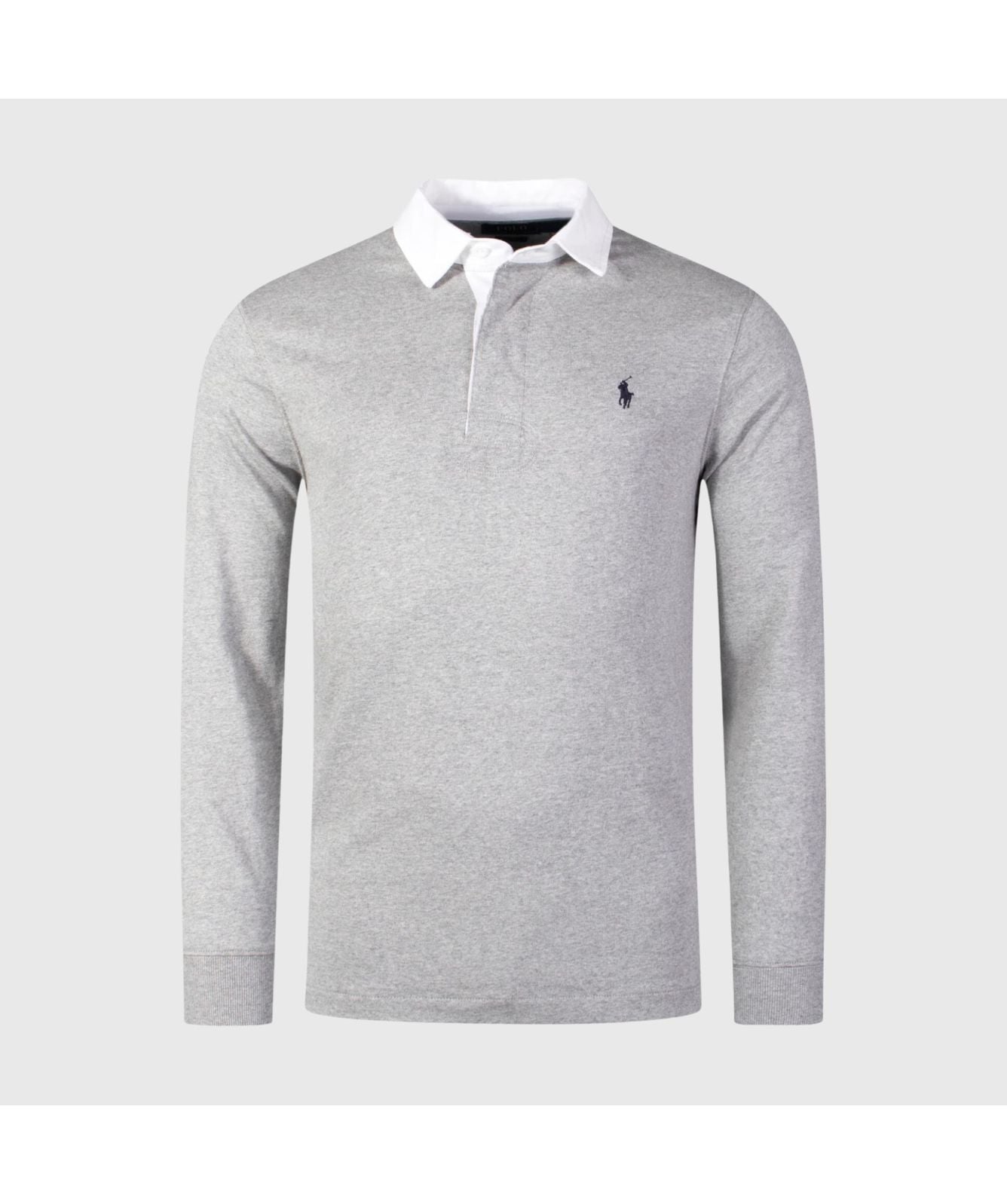 Polo Ralph Lauren Long Sleeves Rugby Shirt | grey-710717115019
