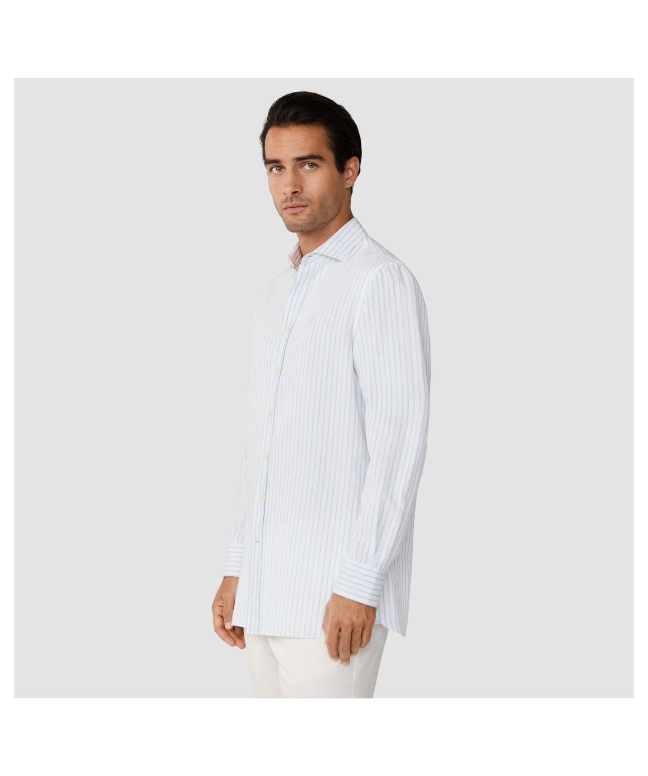 hackett dress shirts Slim Fit Formal Poplin Shirt