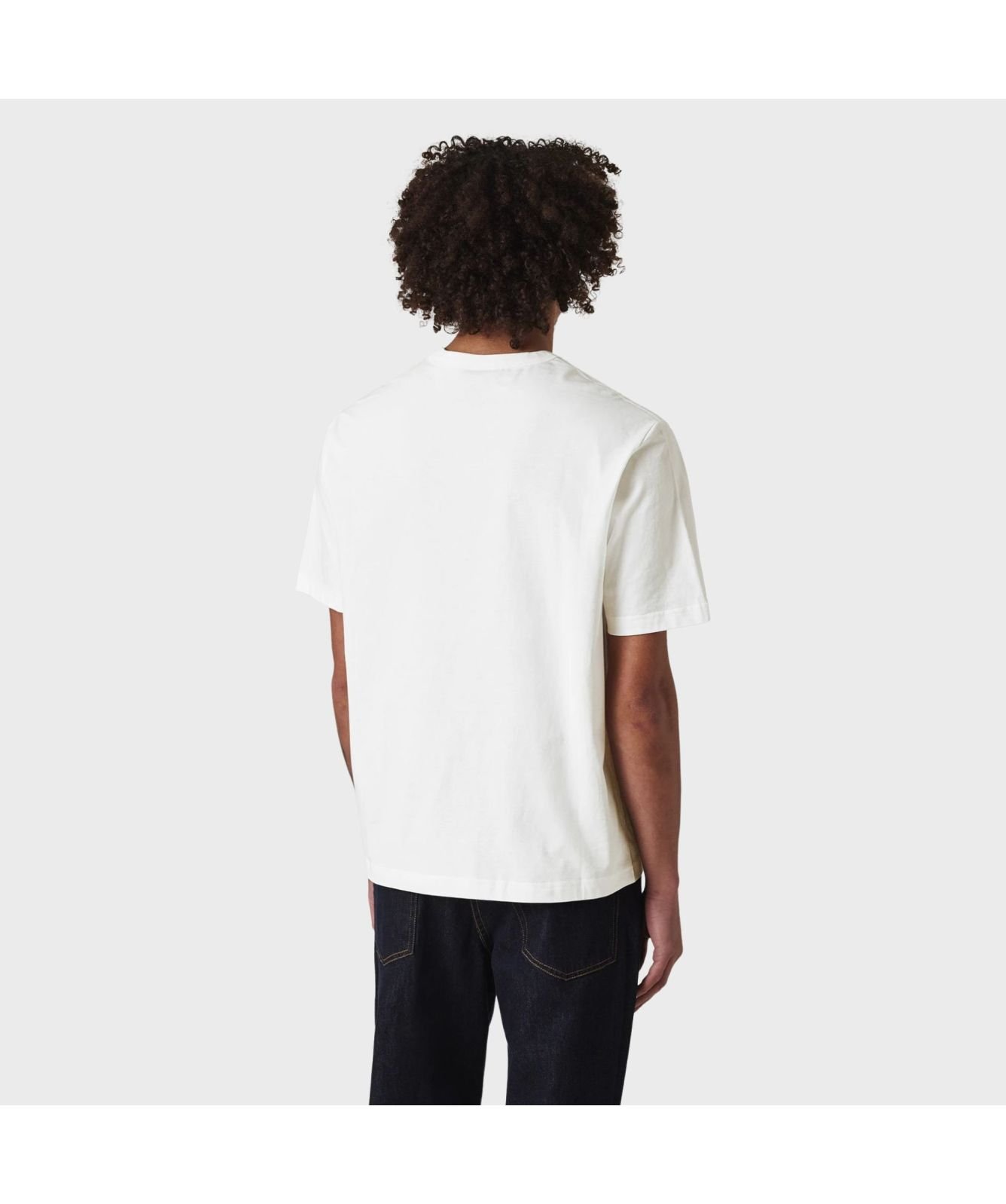 Paul Smith Palm Tree Graphic T-Shirt | White-M2R-220X-PP5073