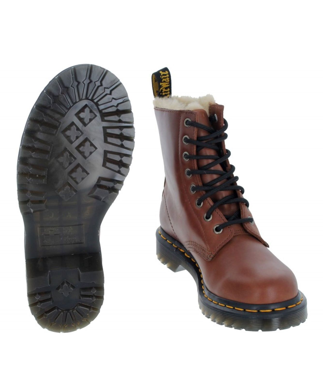 Martens 1460 Serena Womens Boots Saddle Tan 27782225