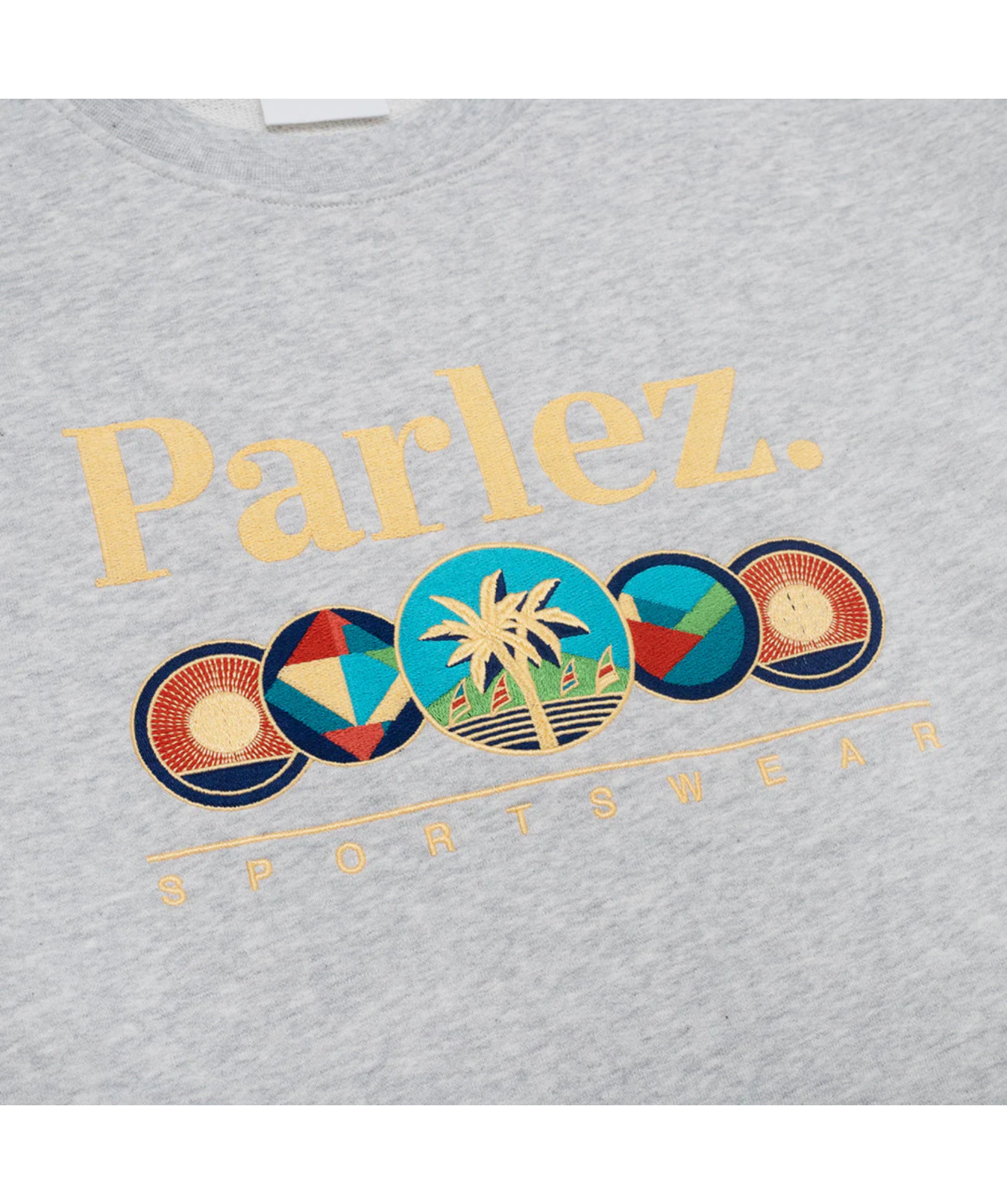 Parez Reefer Crew Neck Sweatshirt | Grey - PARAW24066 | Kular Fashion