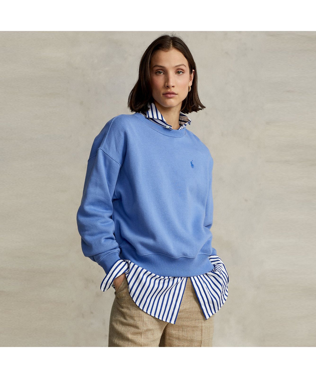 Polo Ralph Lauren Good Vibes Embroidered Fleece Pullover