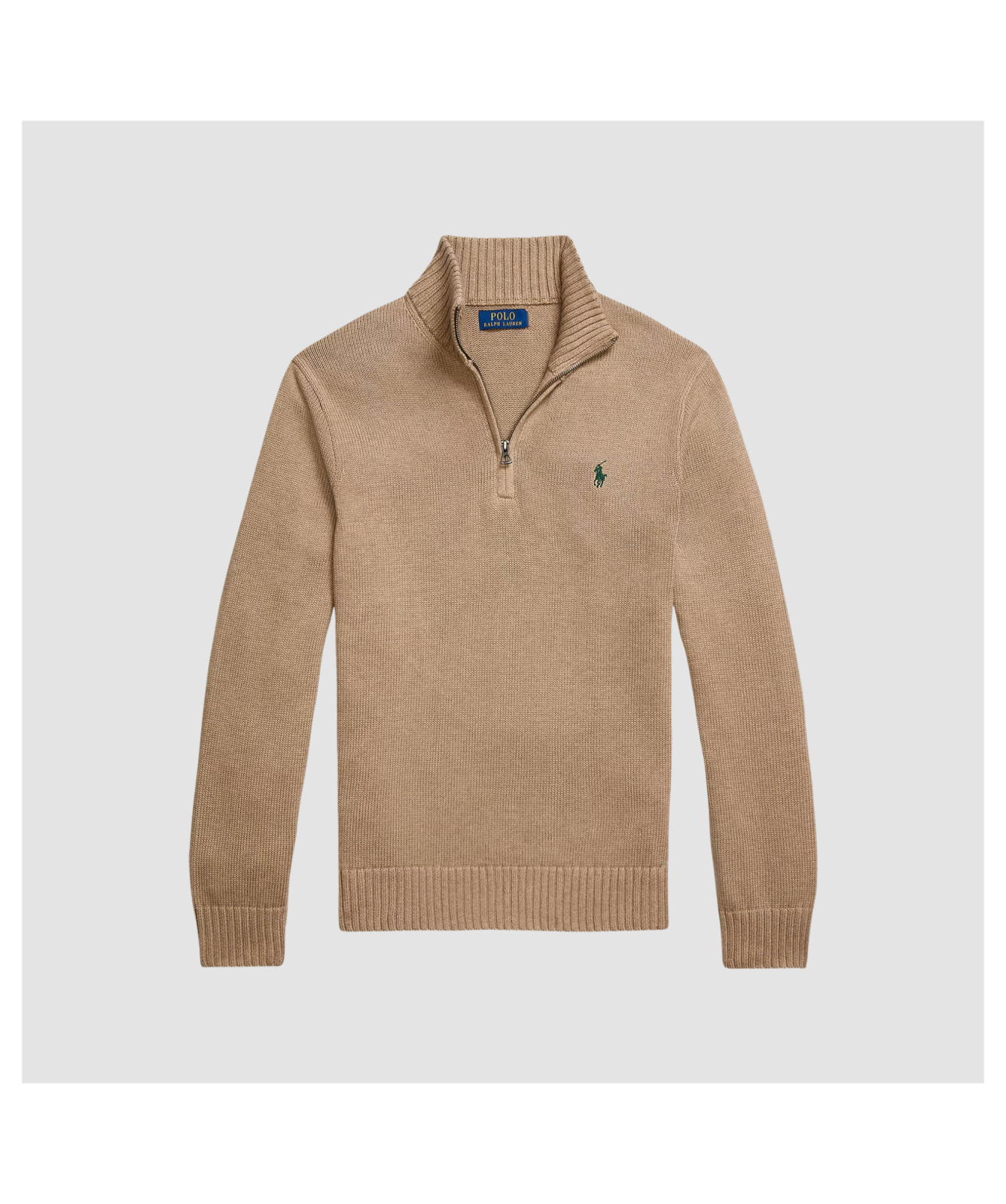 Polo Ralph Lauren Cotton Quarter-Zip Jumper | Kular Fashion