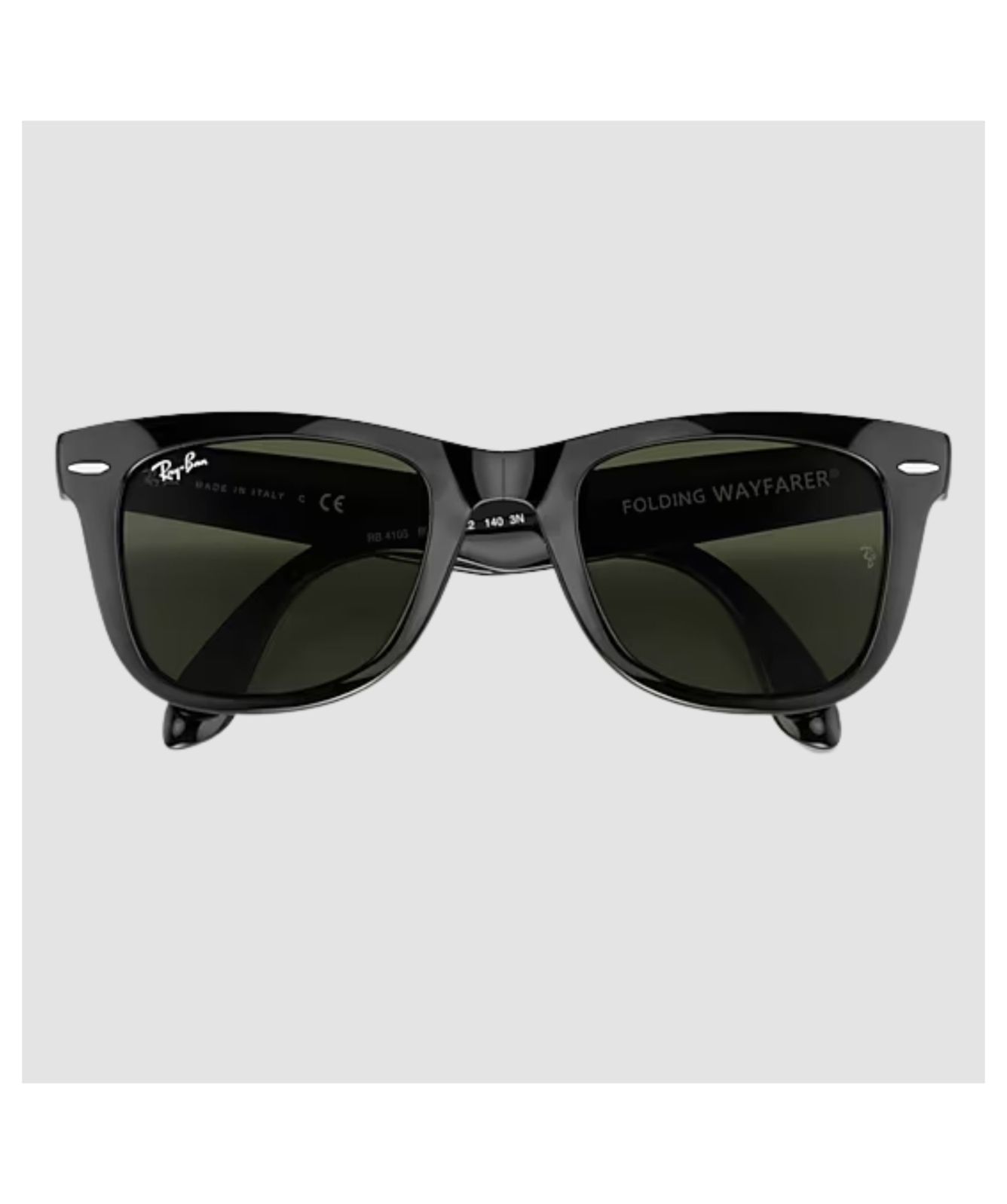 Ray-Ban Wayfarer Folding Classic Sunglasses - Polished Black