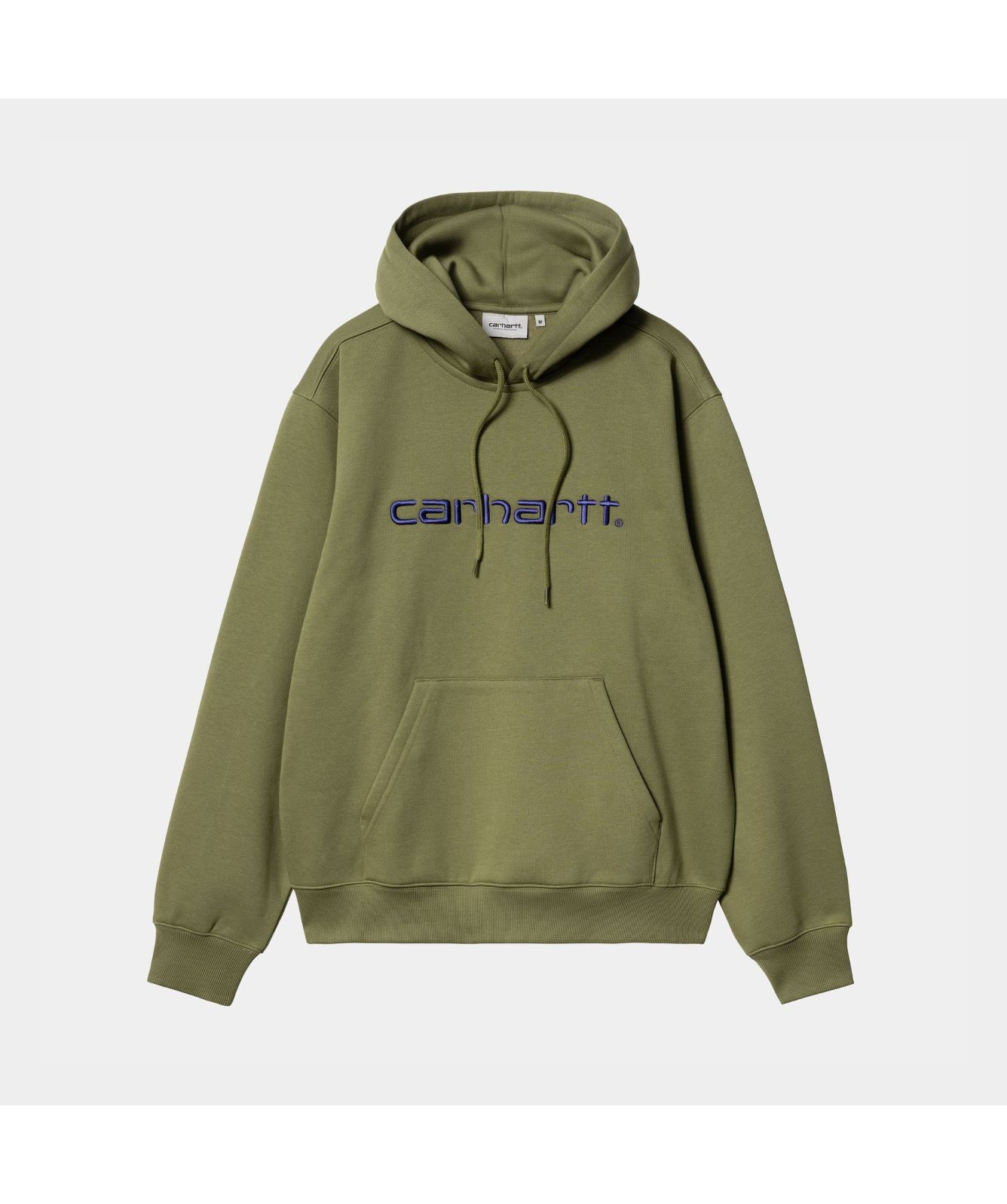 Carhartt WIP Hooded Carhartt Sweat | Grey-I030547-2IN-Khaki-2I9