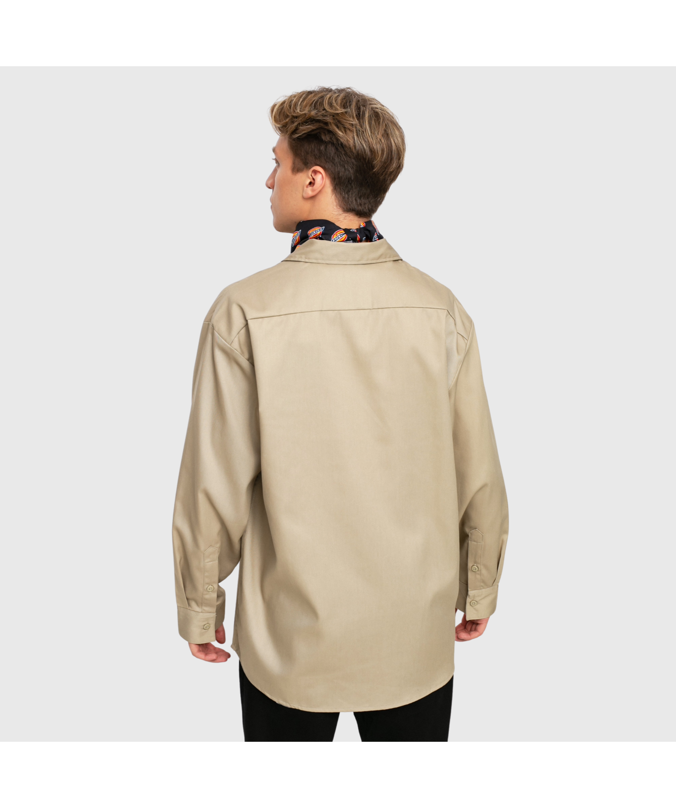 Dickies Long Sleeve Workshirt | Khaki - DK0A4Y26KHK1 | Kular Fashion