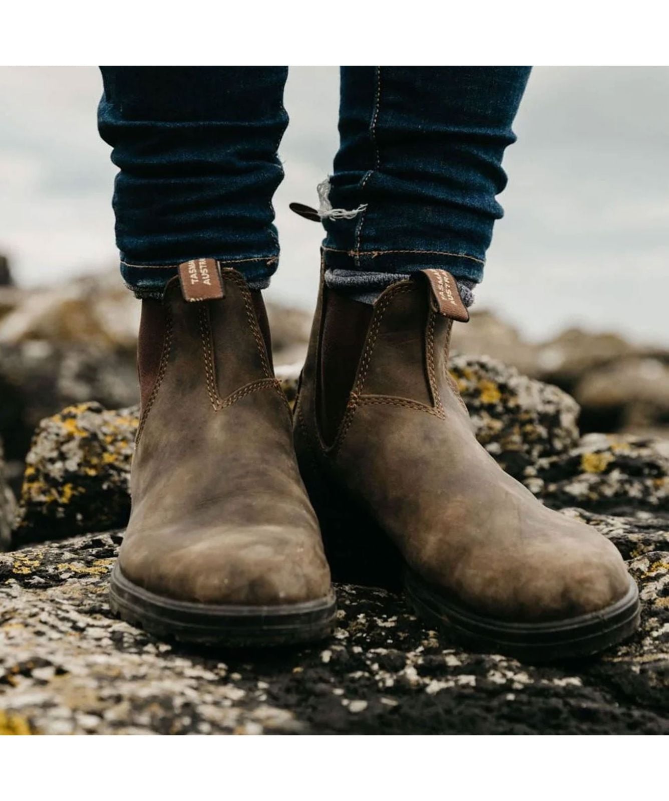 blundstone 585 boots rustic brown