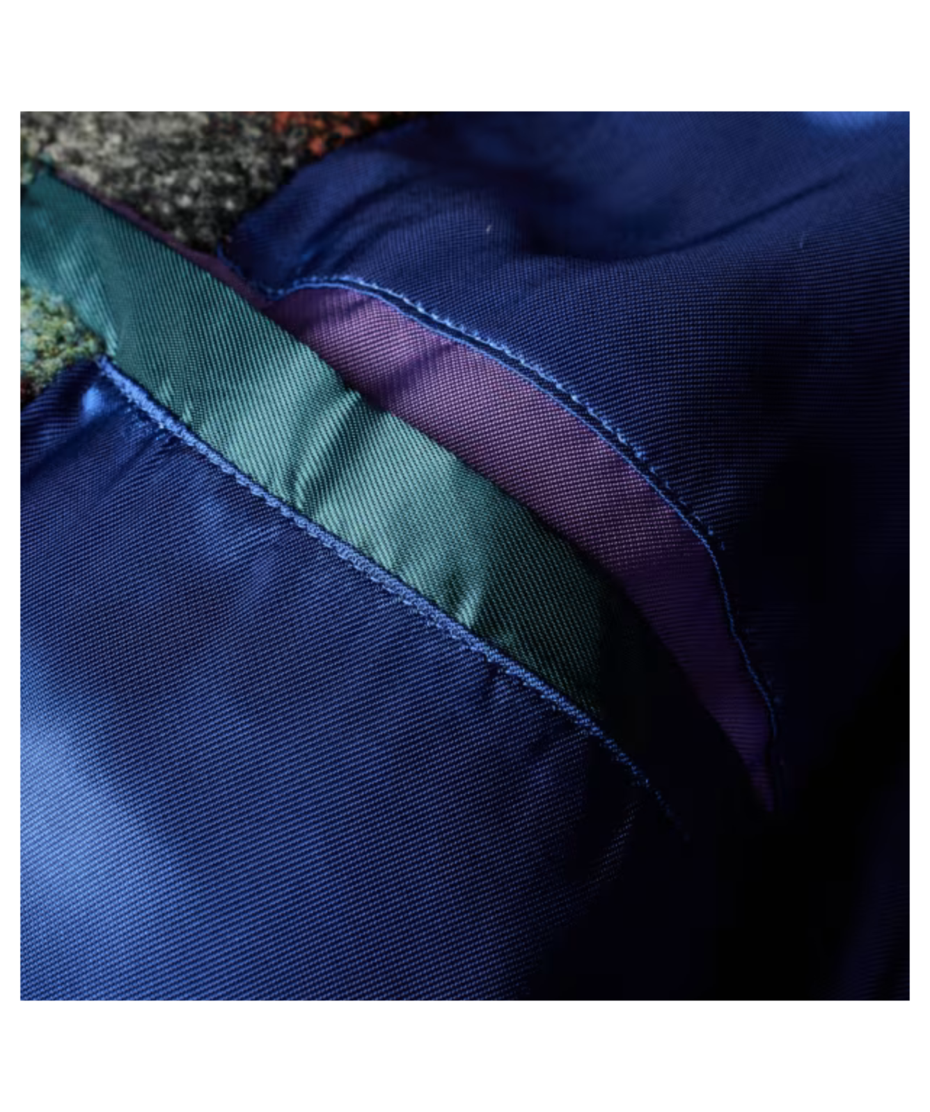 Paul Smith Jacquard Check Wool Zip Jacket | Teal - M2R-669Z-T22492
