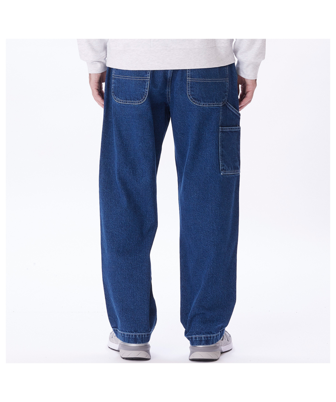 OBEY Men's Hardwork Carpenter Denim | Stonewash Indigo - 142010078